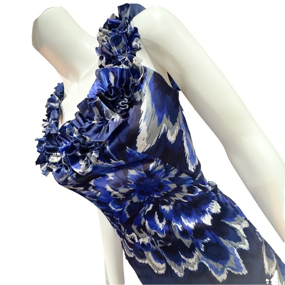 Maggy london floral ruffle neck sheath dress ❤️ - Picture 6 of 6